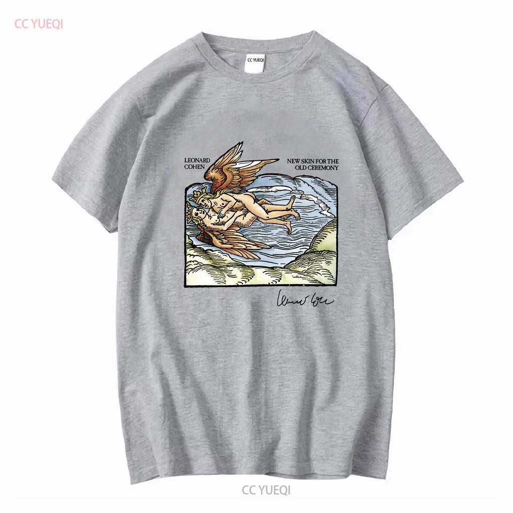 Leonard Cohen New Skin For The Old Ceremony All Size S to 5XL T SHIRT vintage Washed Slightly Unisex streetwear Soft