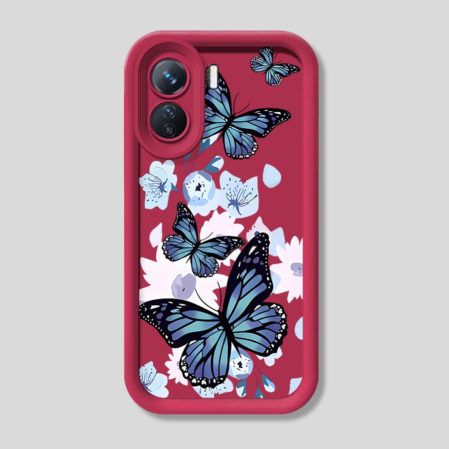INS Retro Butterfly Soft TPU Case for Xiaomi Redmi 12C 10A 9C 9T 10C A3 13C A2 A1 + 14C 9A
