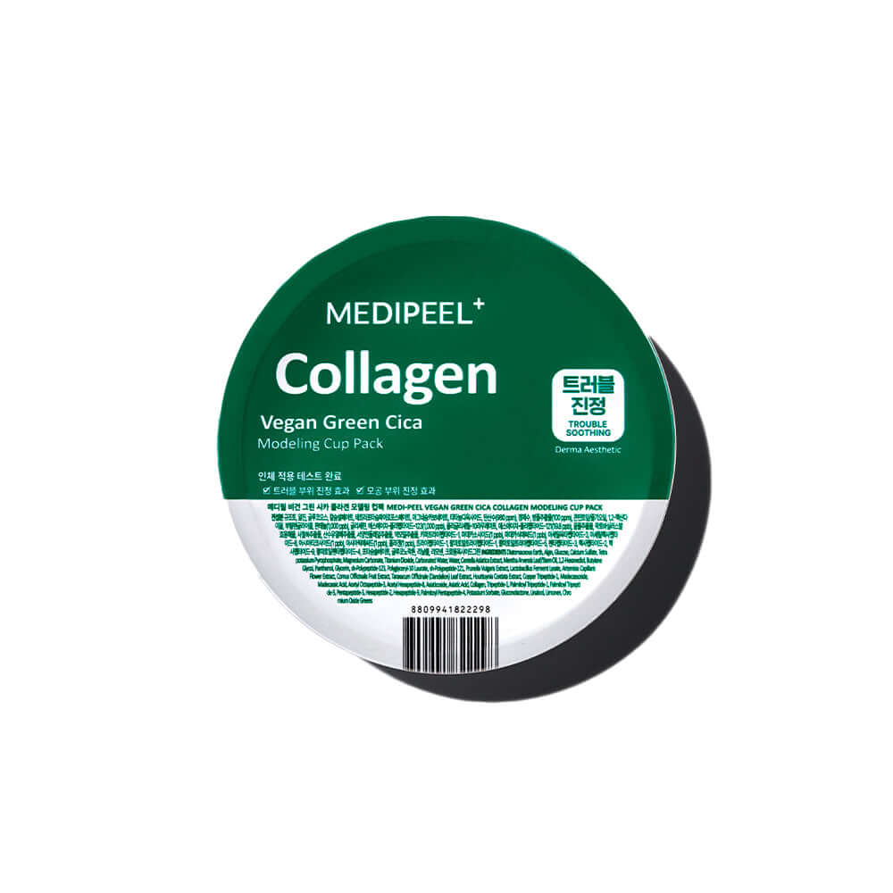 

DAISO MEDIPEEL Vegan Green Cica Collagen Modeling Cup Pack 28g