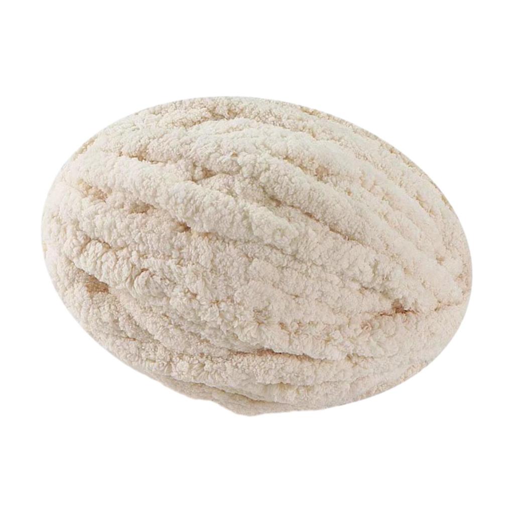 Thick Chunky Yarn Bulky Yarn Comfortable Knit Yarn Polyester Yarn for Knitted Blanket Mat Weaving Scarf DIY Craft Cushion