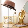 Wig Display Rack Hat Stands for Display Hat Pedestal Stand Round Barbell Pedestal Display Riser for Hat Watch Showcase