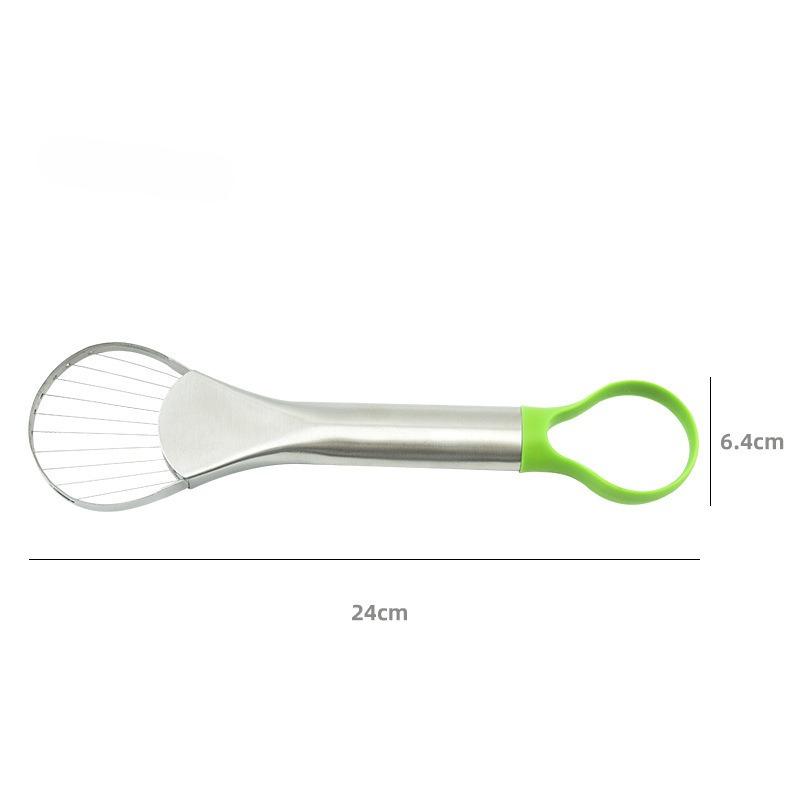 Multifunctional Stainless Steel Avocado Knife, Fruit Divider Slicer Pit Remover for Avocado Peach Dragon Fruit Cutting