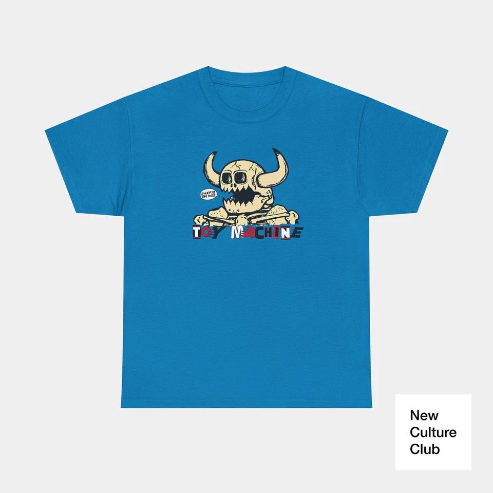 Toy Machine the Rest! Skull Classic Skateboarding T Shirt Print 6 L