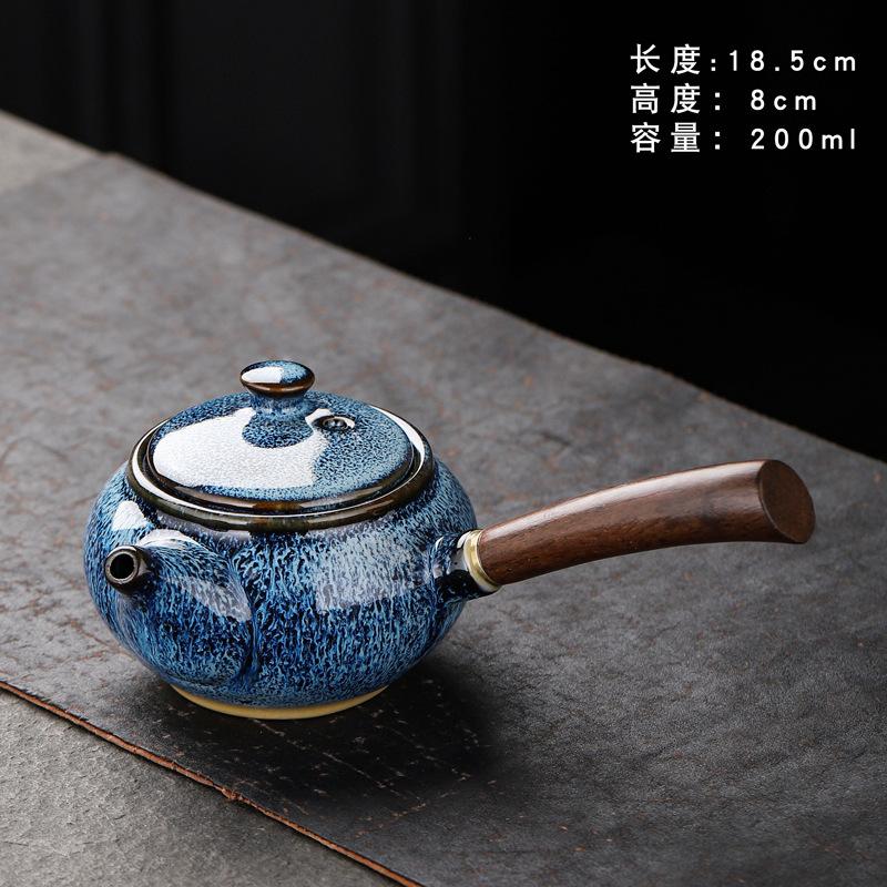 Japanese Ceramic Teapot Highend Side Handle Pot Kung Fu Tea Set Small