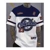 Fashion Men's Crew Neck Short Sleeve 3D Ball Suit Color Printing Ball Suit Short Sleeve Crew Neck T-Shirt