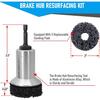 Wheel Stud Removal Tool Rust Cleaning Tools Brake Hub Resurfacing Kit for Hub Rotor Grinding Maintenance Cleaner Kit