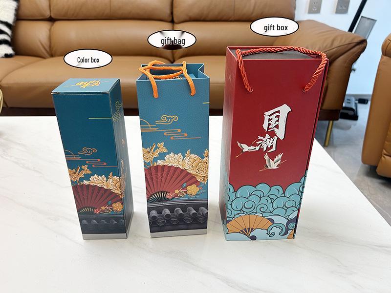 Chinesischer Retro Smart Temperaturanzeige Isolierbecher aus Edelstahl - Anpassbares Geschäftsgeschenk