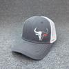 Unisex Printed Bull Mesh Baseball Cap Sun Protection Breathable Adjustable Hat Outdoor