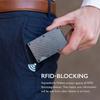 Carbon Fiber Minimalist Slim Wallet Carteira for Men Cartera Tarjetero Hombre RFID Cashback Credit Card Holder Luxury