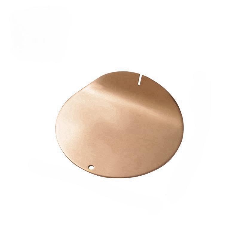 cuton Cutlery Rest Knife Rest Cutlery Rest Knife Rest Round Fork Rest Stand 1000 Yen Spoon, Knife, (Rose Gold)