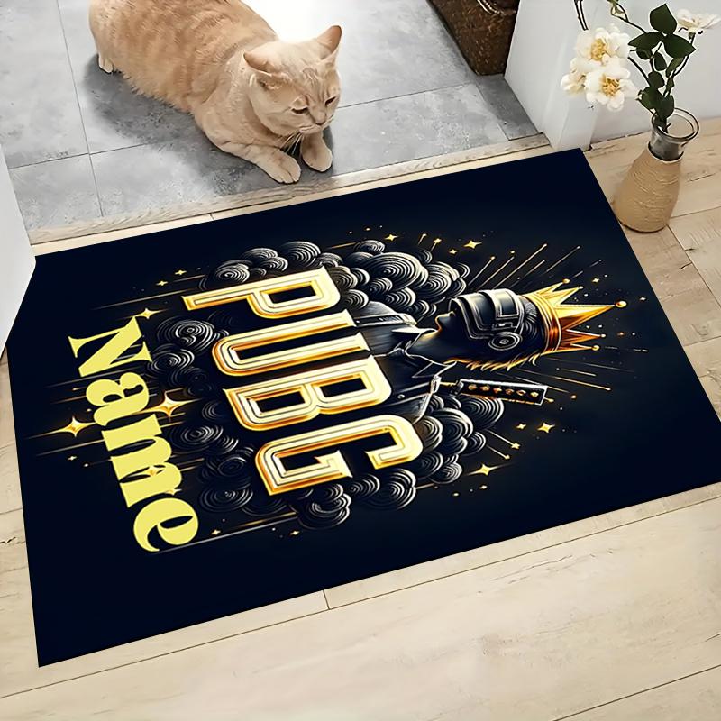 Custom Name "Fantasy Angel Journey" Carpet Rug Customizable Soft Washable Anti-Slip Home Living Room Sofa Mats Personalized Rug. 090999