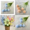 5 Faux Flocked Ball Arrangement For Event Decoration And Photography