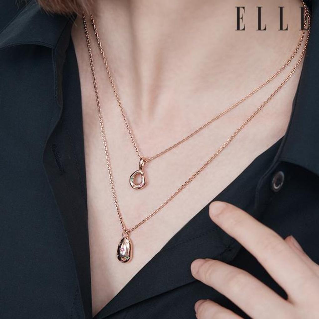 Vivid Party Dual Cubic Necklace ELBRNN214