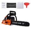 58CC 2-Stroke Gas Powered Chainsaw Handheld Cordless Chainsaw, High-Power Logging Saw for Wood Cutting and Tree Trimming Tools