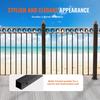 Staircase Metal Balusters, 44'' X 0.5'' Square Aluminum Alloy Decorative Banister Spindles, 31 Pack Deck Baluster with Screws, Classic Hollow Straight