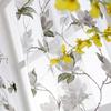 1PC LOZUJOJU Floral Jacquard Tulle Sheer Curtain Elegant Romantic Window Drapes for Living Room Bedroom Home Decor