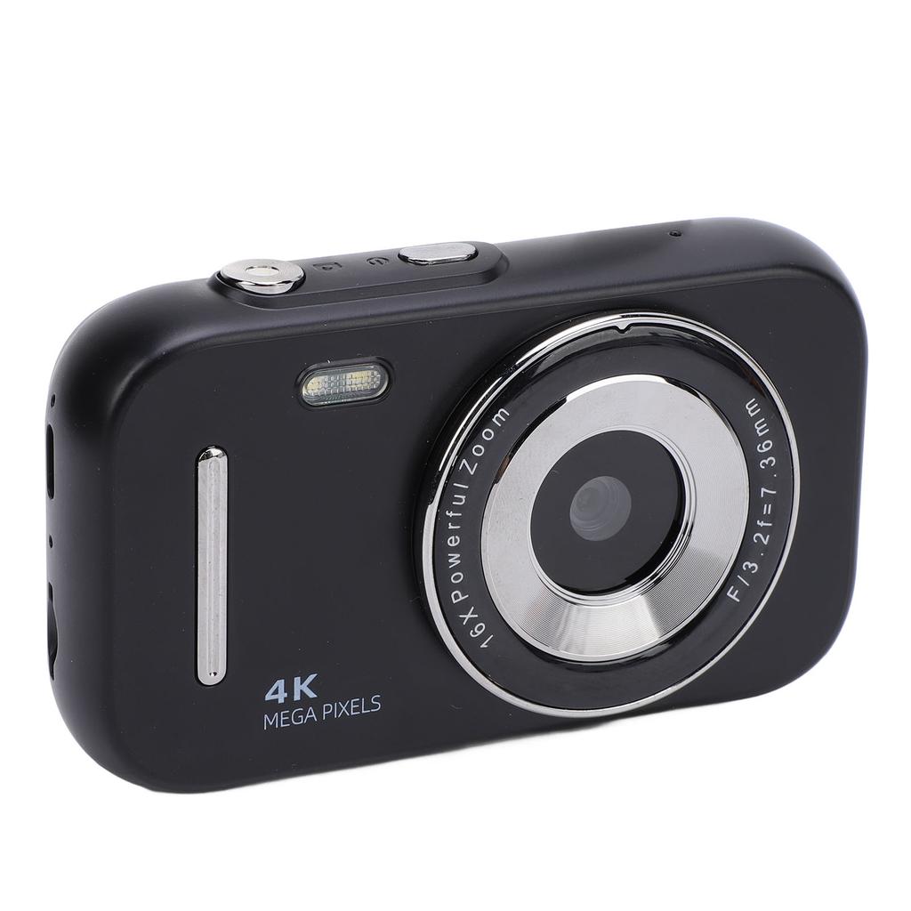 Kids Digital Camera 2.8 Inch 16X Zoom Rechargble Portable 48MP Image 4K Children Video Recorder for Boys Girls Students