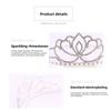 Princess crown bridal rhinestone headband birthday tiara prom party sash