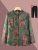 Spring Casual Long-Sleeved Shirt & Jacket for Middle-Aged and Elderly Women