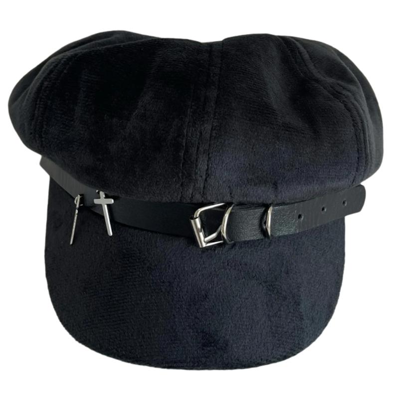 Дышащий Берет с перекрестным узором Удобный Прочный Регулируемый Берет для Вечеринки Специального Мероприятия