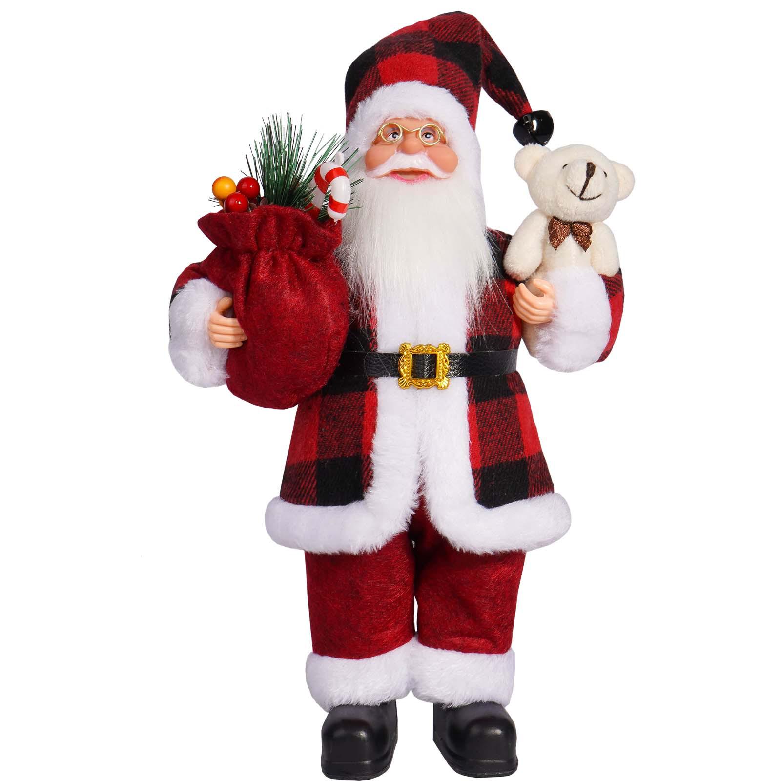 Creative Plastic Santa Claus Figure - New Model Christmas Ornament
