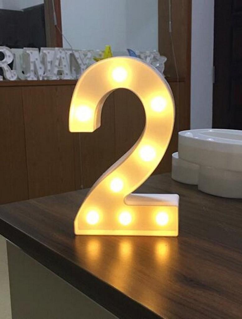 LED Letter and Number Lamp - Perfect for Christmas, Weddings, Proposals, Valentine's Day, and Other Celebrations.