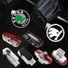 2025 Neu 2 Stück LED Auto Tür Dekoration Willkommensleuchten Projektorlampe Für skoda Superb SUPERB Superb Octavia Fabia Roomster Zubehör