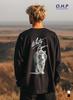 OHP Ohpxjoy Bbaekho Walking Basic Long Sleeve T-Shirt