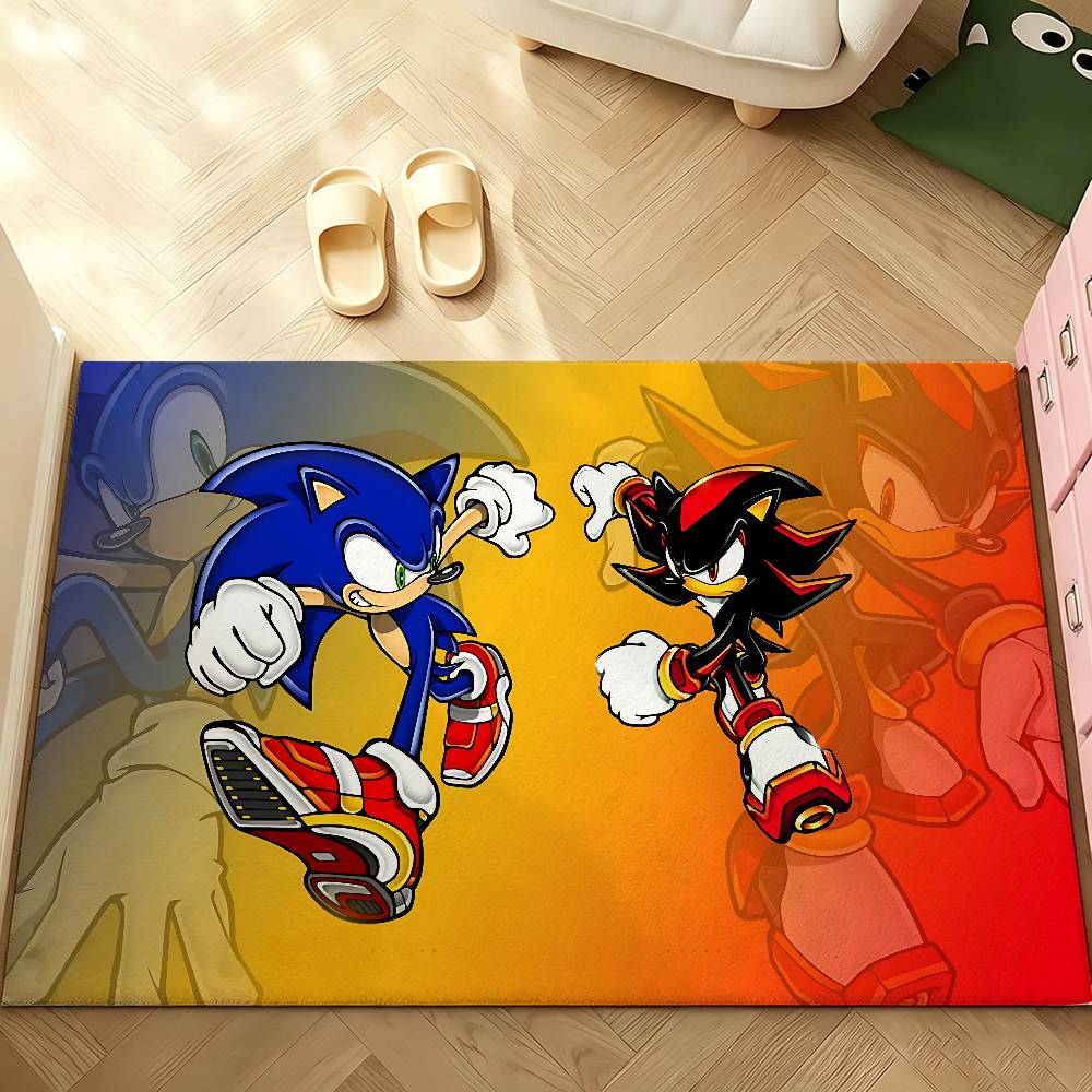 Anime S-Super-S-Sonics Cool Carpet Bathroom Anti-slip Mat Door Mat Home Decoration Mat Entrance Door Mat Scratch-resistant Door