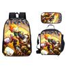 New Friday Night Funkin Backpack Three Piece Set Black Friday Korean Version Student Backpack Ice Pack Pencil Case Dropshipping