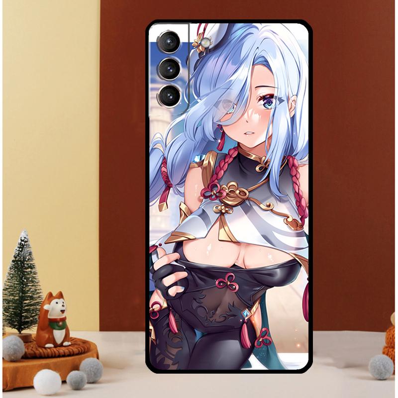 

Genshin Impact Shenhe Case For Samsung Galaxy S26 S25 Ultra S23 S20 FE S21 S22 S24 Plus S10 S25 FE Cover Funda Galaxy S10