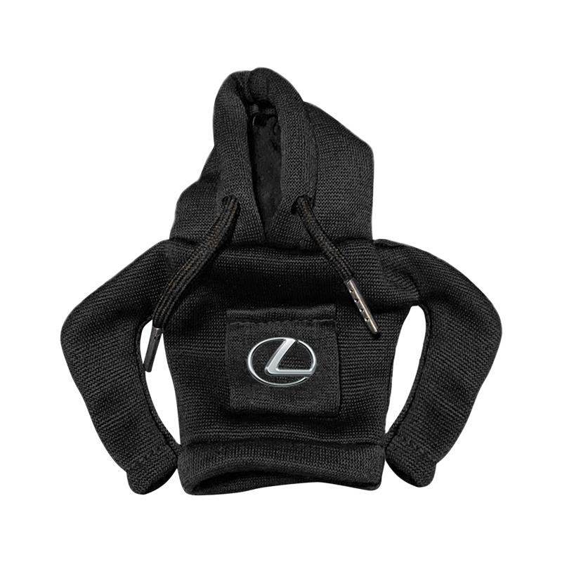 

2026 Hot Interior Stickers Hoodie Car Gear Shift Knob Cover Fashion Gearshift Handle Decorative For Lexus CT ES GS NX IS250 CT20 коричневый