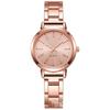 Fashionable Trendy Women's Digital Roman Dial Steel Band Watch