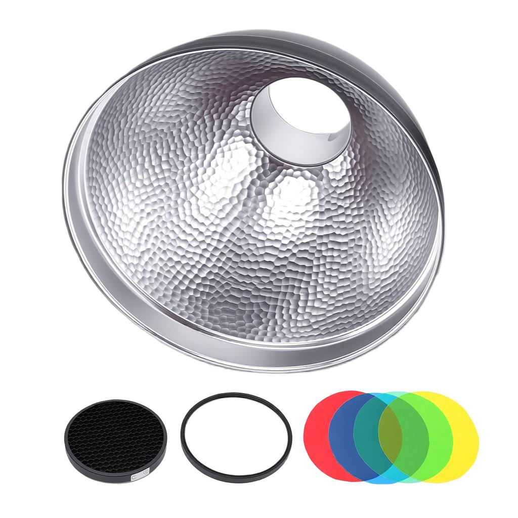 Reflector Diffuser with Honeycomb and Color Filters Fit for Godox AD200 AD200PRO AD180 AD360 AD360II