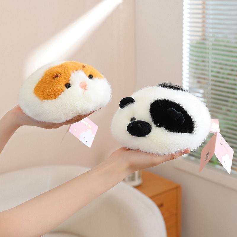 Kawaii Cat Plush Toy Cow Plushie Throw Pillow Soft Pig Stuffed Doll Toy Home Decoration for Friends Birthday Gift