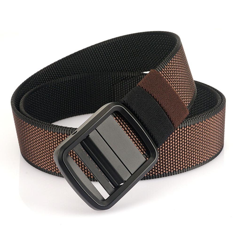 No Hole Design Men Belt Soft Jeans Belt Practical Adjustable Web Belt Outdoor Activities