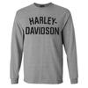 Tricou cu Mânecă Lungă pentru Bărbați Harley-Davidson Heritage HD Gât Rotund Material Moale Elastic Top Casual