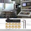 CNC Turning Kit MTJNR1616H16 Tool Holder and 10 TNMG160408 Inserts for Enhanced Performance In Tough Environments