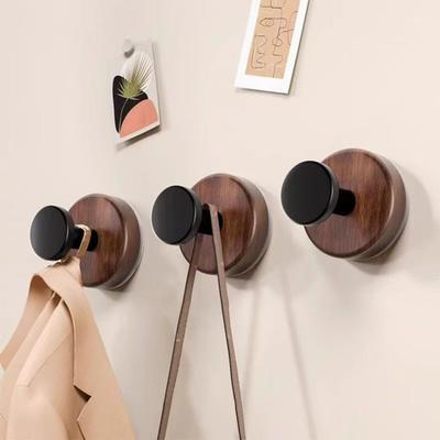 Suction Cup Hooks No Drill Removable Wall Hooks Strong Hold Retro Style Hooks for Coats Towels Bathrobes