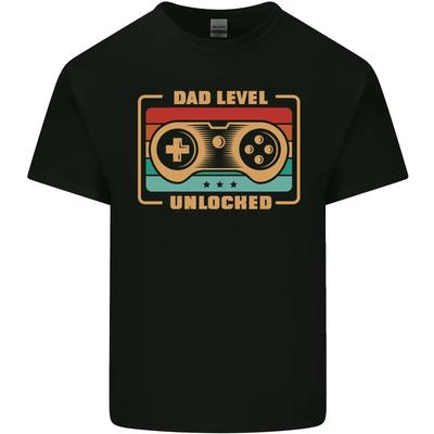 New Dad Father Gaming Gamer Baby Kids T-Shirt Childrens