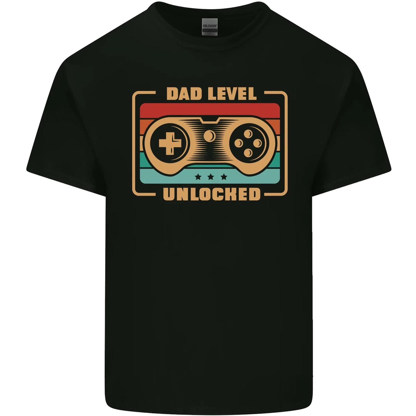 

New Dad Father Gaming Gamer Baby Kids T-Shirt Childrens S