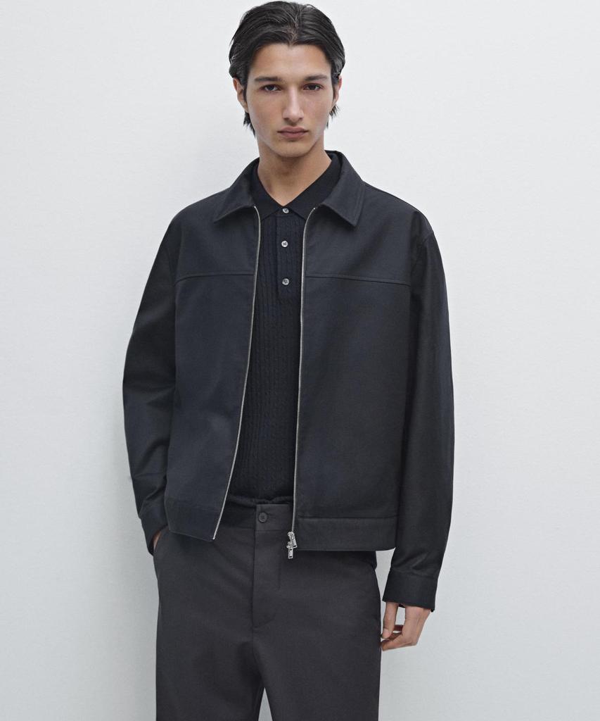 Massimo Dutti Cotton Blend Jacket