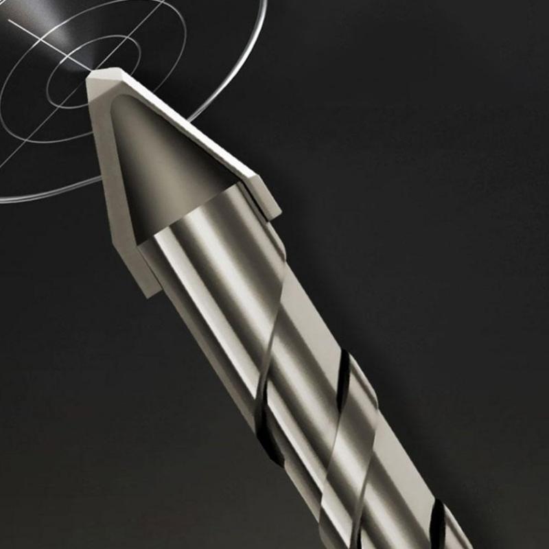 4/5 Piece Eccentric Twist Drill Bit Set 150mm Extended Version Hex Shank for Concrete Masonry Brick Plastic and Glass