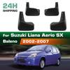 4 Pezzi Paraspruzzi Parfanghi Compatibili con Suzuki Liana Aerio SX Baleno 2002 2003 2004 2005 2006 2007