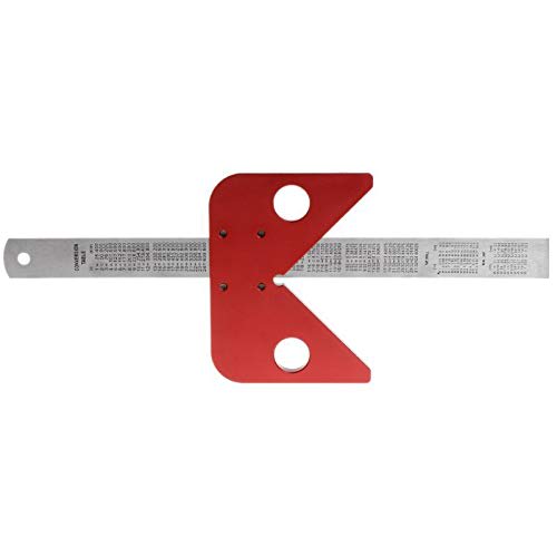 CarAngels Woodworking Center Gauge, Center Square, 45 Square, 45 Degree Ruler, Right Angle Square, Marking Guide, Carpentry Marking Tool