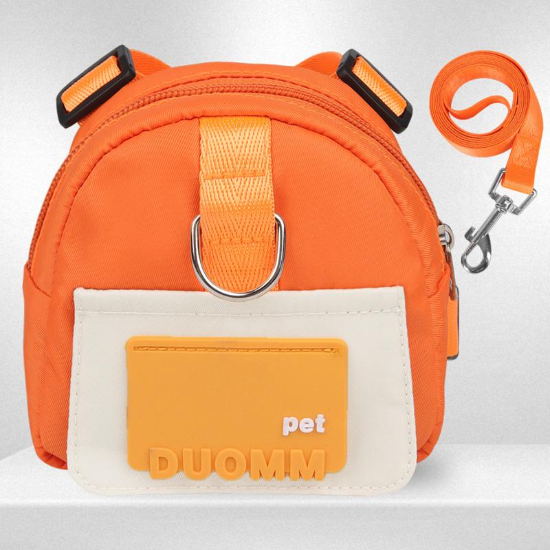 Waterproof Pet Backpack For Dogs Puppy Bag With Harness Collar Travel Outdoor Dog Snacks Backpack French Bulldog Dog Accessories