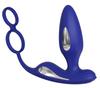 Electro Vibrating Plug + Ballstretcher Lawis 10 X 3.7cm Blue - AnalTech - Vibrating Plugs