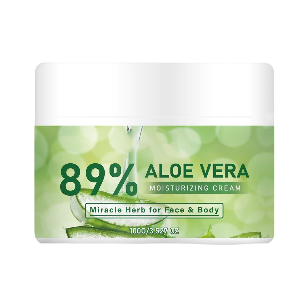 Organiczny krem do twarzy i ciała, świetny dla skóry, łagodzący balsam nawilżający po opalaniu, 3,5 oz