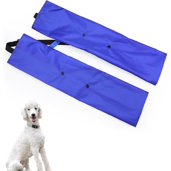 Waterproof Dog Leggings with Adjustable Strap Dogs Leg Covering Protector Dog Waterproof Pee Pants for Poodles Long Haired Dogs on Rainy Days Long