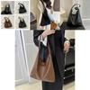 Stylish Pu Tote Bag For Women In Black And Brown Perfect For Casual Commuting